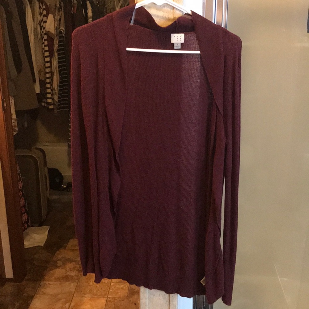 Burgundy sweater